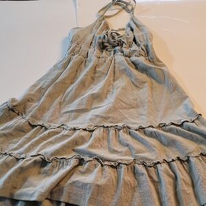 Shien Halter Dress in Pastel Green Size Mgirl